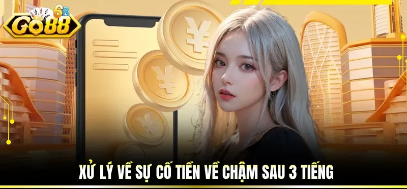 Rút Tiền GO88 - Thực Hiện Đúng Quy Định, Nhận Thưởng Ngay 4 Xử lý về sự cố tiền về chậm sau 3 tiếng
